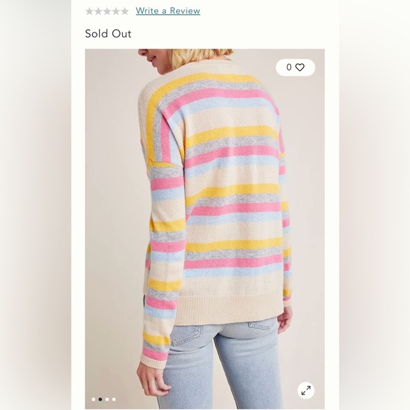 Anthropologie Charli Lydia Sweater - 100% Cashmere - Picture 7 of 8